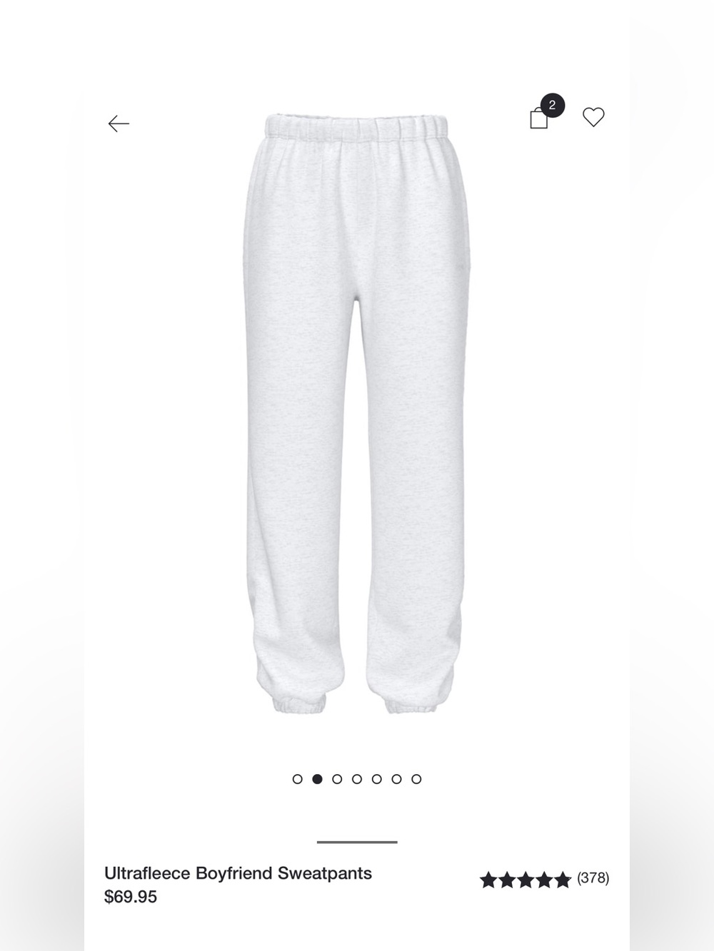Garage boyfriend ultra fleece sweatpants